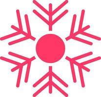 diseño de icono creativo de copo de nieve vector