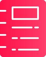Notebook Creative Icon Design vector