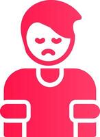 Depression Creative Icon Design vector