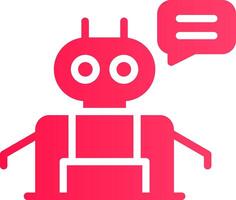 Chatbot Creative Icon Design vector