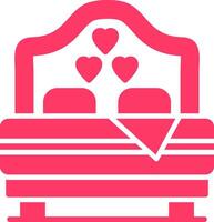 Bed Creative Icon Design vector