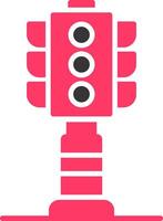 Traffic Lights Creative Icon Design vector