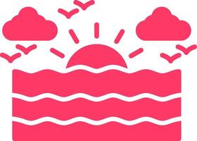 Sea Creative Icon Design vector