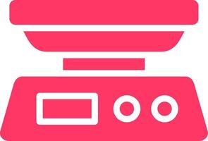 Food Scale Creative Icon Design vector