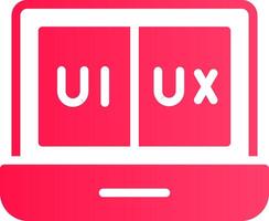 Ui Ux Creative Icon Design vector