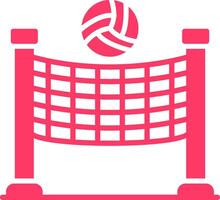 diseño de icono creativo de voleibol vector