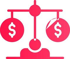 Compare Prices Creative Icon Design vector