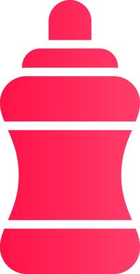 Water Bottle Creative Icon Design