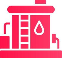 Oil Tank Creative Icon Design vector
