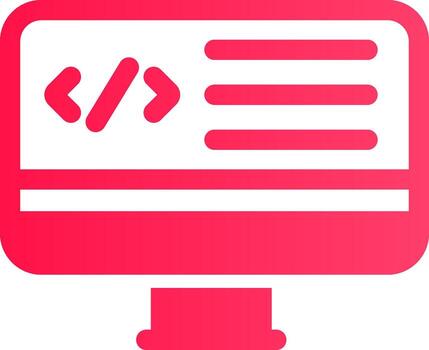 web programación creativo icono diseño vector