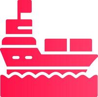 diseño de icono creativo de barco vector