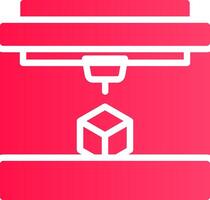 3D Printing Creative Icon Design vector