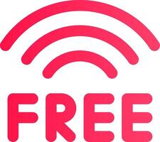 Free Wifi Creative Icon Design vector