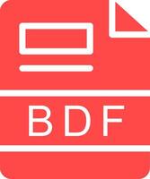 BDF Creative Icon Design vector