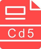 CD5 Creative Icon Design vector