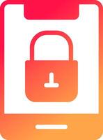 Lock Screen Creative Icon Design vector