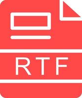 RTF Creative Icon Design vector