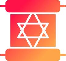 Scroll torah Creative Icon Design vector