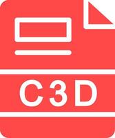 C3D Creative Icon Design vector