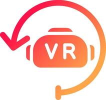 Virtual Reality Creative Icon Design vector