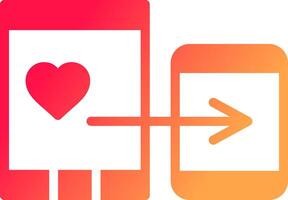 Glyph Gradient Design vector