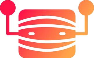 Virtual Assistant Creative Icon Design vector