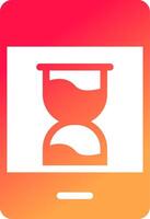 Time Tracker App Creative Icon Design vector