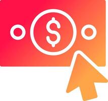 Pay Per Click Creative Icon Design vector