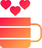 Love Tea Creative Icon Design vector