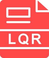 LQR Creative Icon Design vector