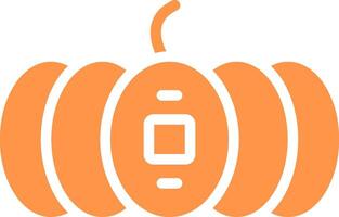 Pumpkin Creative Icon Design vector