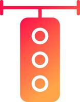 Traffic Light Creative Icon Design vector