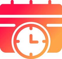 Deadline Creative Icon Design vector