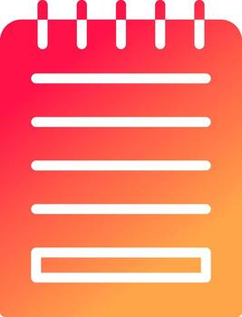 Notes Creative Icon Design vector