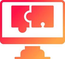 Puzzle Creative Icon Design vector