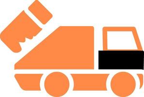 Garbage Truck Creative Icon Design vector