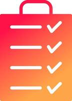 Checklist Creative Icon Design vector