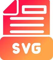 Svg File Creative Icon Design vector