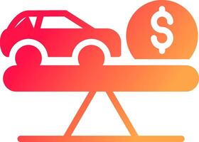 Fair Market Value Creative Icon Design vector