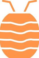Watermelon Juice Creative Icon Design vector