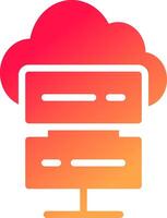 Cloud Computing Creative Icon Design vector