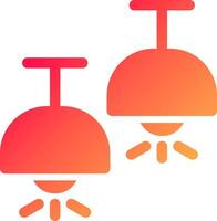 Ceiling Lamp Creative Icon Design vector