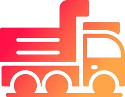 Dump Truck Creative Icon Design vector