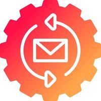 Marketing Automation Creative Icon Design vector