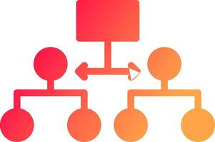 Labeled Hierarchy Creative Icon Design vector