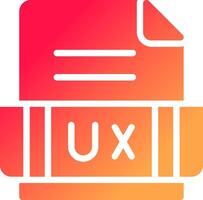 Ux Format Creative Icon Design vector