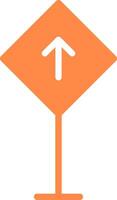 Road Sign Creative Icon Design vector