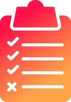 Checklist Creative Icon Design vector