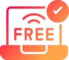 Free Wifi Creative Icon Design vector