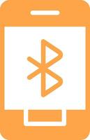 Bluetooth Creative Icon Design vector